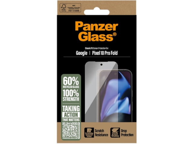 PanzerGlass Pixel 10 Pro Fold Skjermbeskytter Skjermbeskyttelse