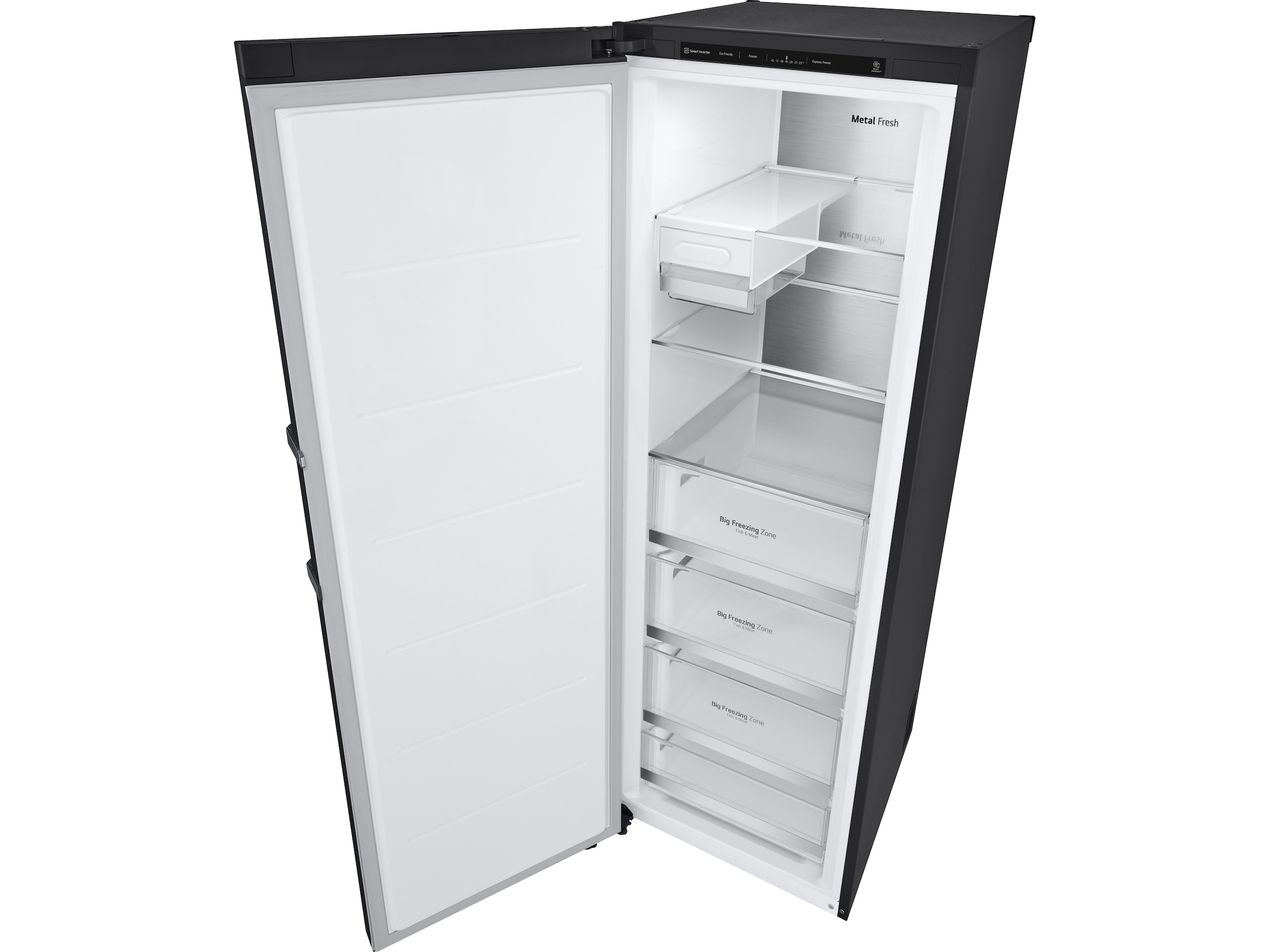 LG GFT61MCCSZ Fryseskap (sort) Fryseskap