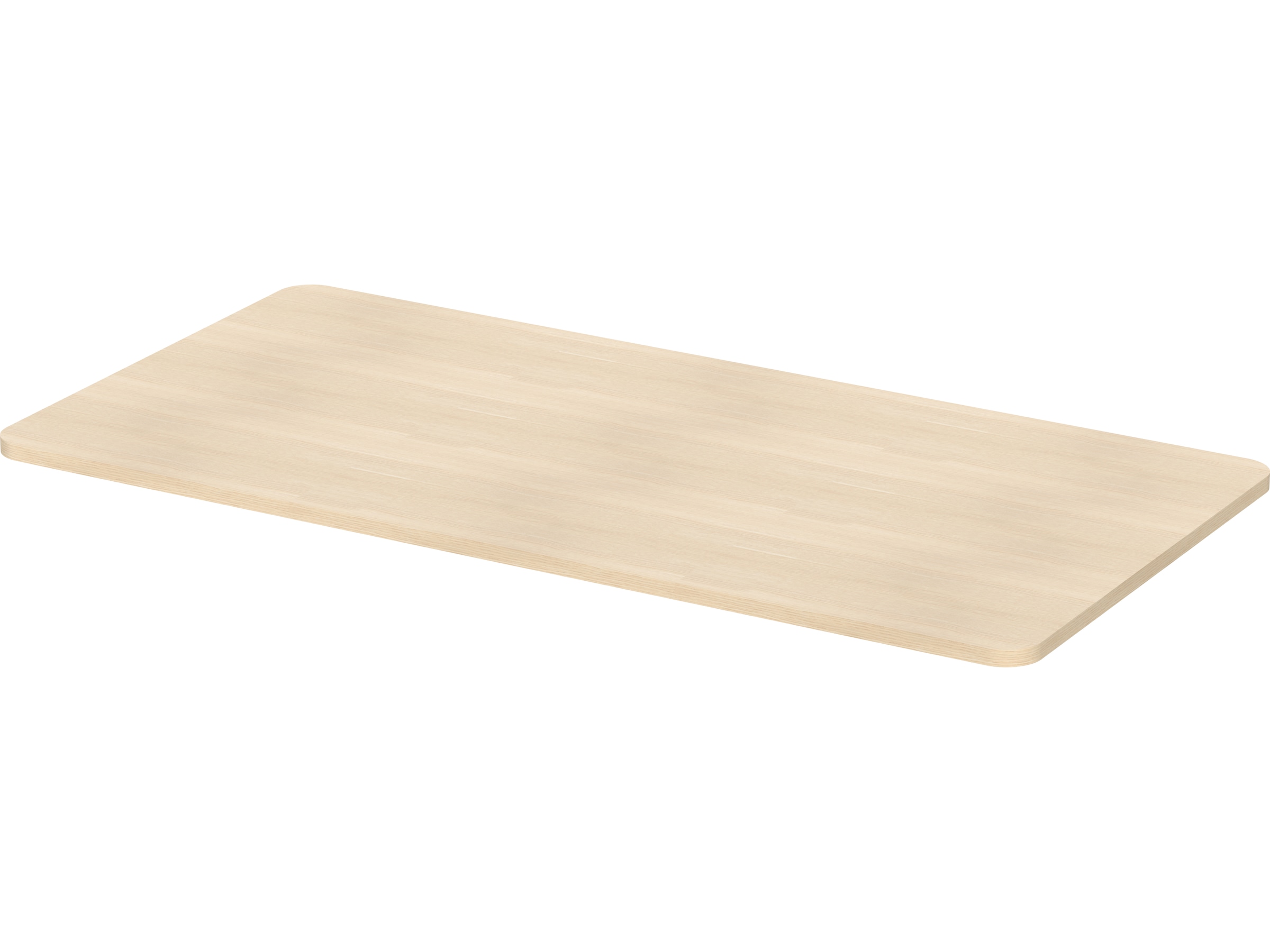 iiglo Skrivebordsplate 120cm (lys eik) Bordplate