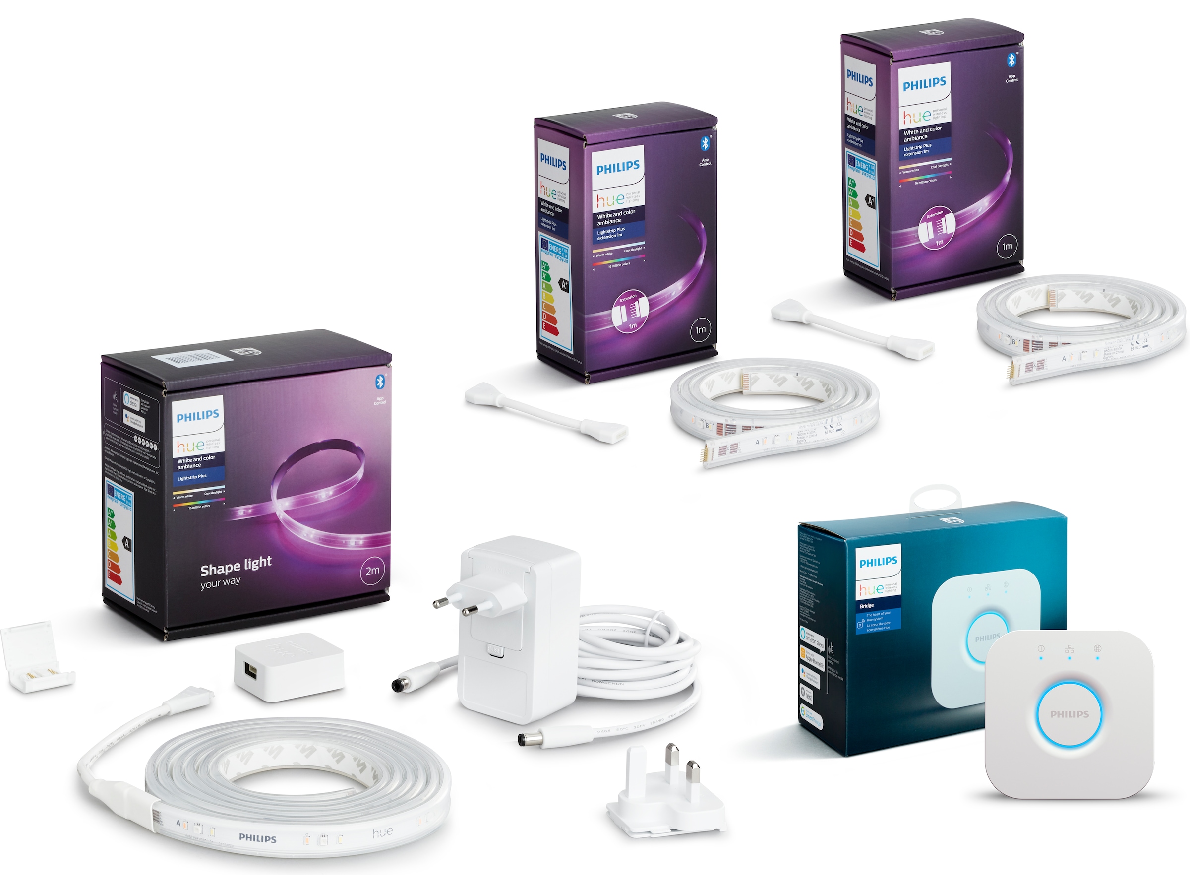 Philips HUE Bridge Bundle LEDpærer KomplettBedrift.no