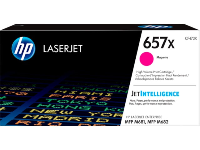 HP Toner 657X Magenta Lasertoner