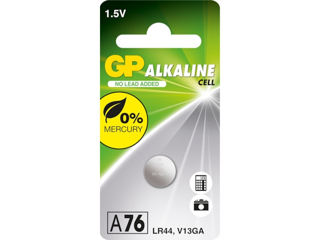 GP Alkaline LR44 batteri Batterier til generell bruk