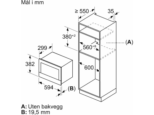 Siemens iQ700 BF722R1B1 Mikrobølgeovn (sort) Mikrobølgeovn