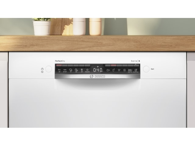 Bosch Serie 6 SMU6ZCW10S Oppvaskmaskin (hvit) -B-Grade Demo oppvaskmaskin