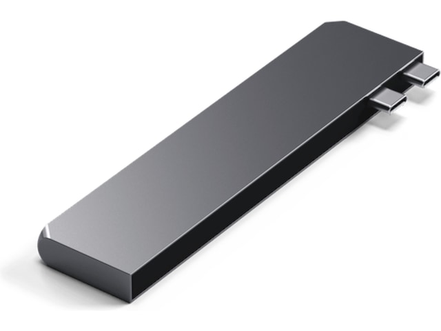 Satechi MacBook Air M2 Slim Pro Docking (space gray) Dockingstasjon & USB-HUB
