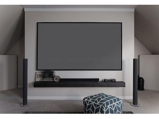 Elite Screens 100" 4K rammelerret Projektorlerret