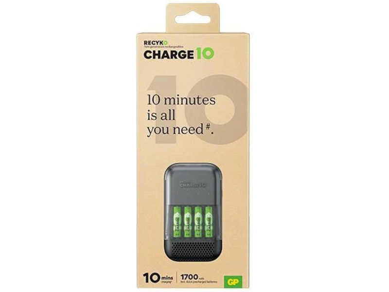 GP ReCyko Charge 10 hurtiglader Batteriladere