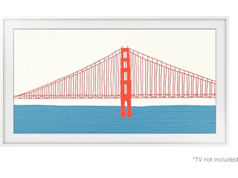 Samsung 43" ramme til The Frame (2021-2025, hvit) TV-ramme & tilbehør