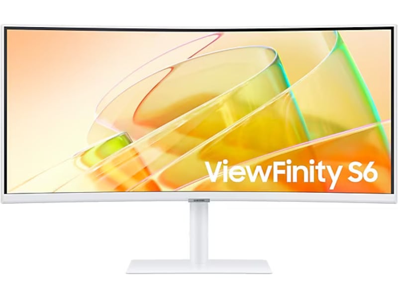 Samsung 34" Curved skjerm S34C650 (hvit) Skjermer