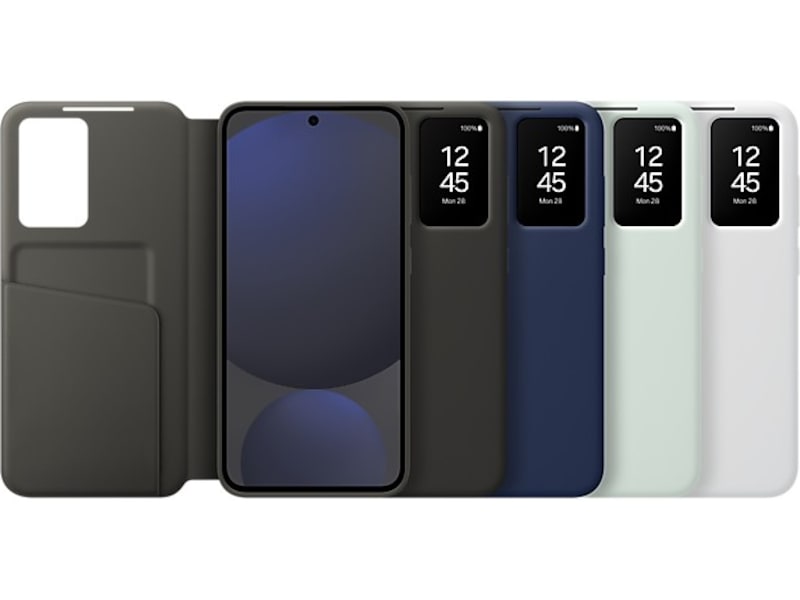 Samsung Galaxy S24 FE Smart View lommebokdeksel (sort) Deksel til mobiltelefon