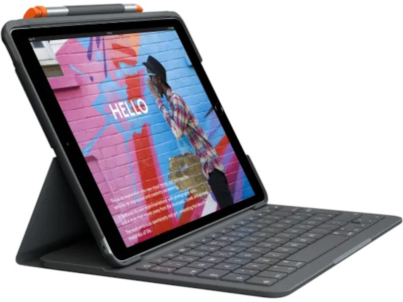 Logitech iPad 10,9" / 11" Slim Folio Tastaturdeksel (grafittgrå) Deksel til nettbrett