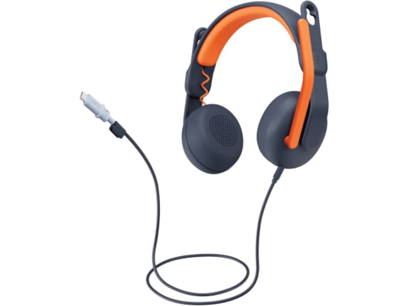 Logitech Zone Learn Hodetelefoner med ledning, On-Ear (blå) Hodetelefoner