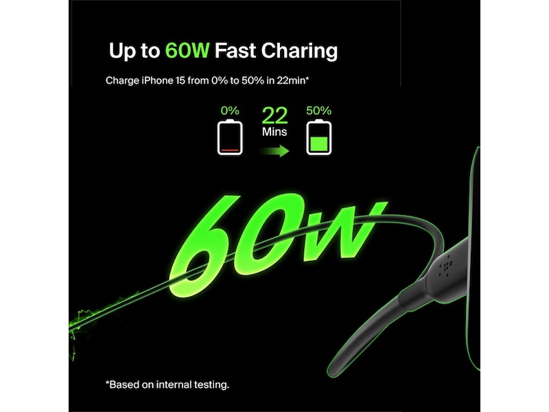 Belkin USB-C kabel 1m (sort) USB-kabler