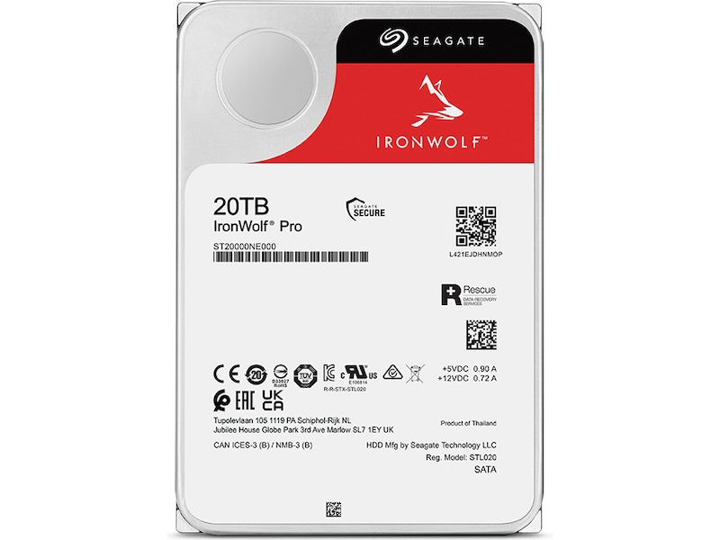 Seagate IronWolf Pro 20TB Harddisk 3,5