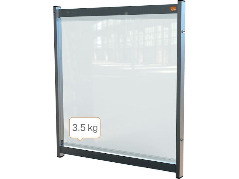 Nobo bordskjerm modul Premium Plus - 75x82cm Tilbehør til arbeidssteder og avlukker