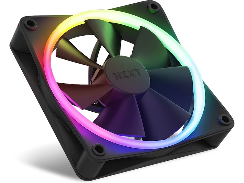 NZXT F120 RGB 120mm PWM Vifte Triple Pack (sort) Vifter