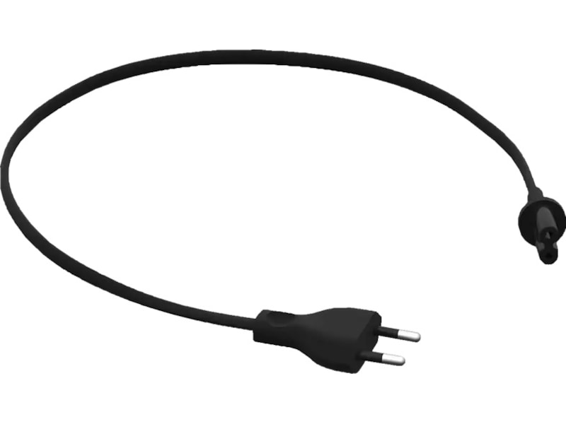 Sonos strømkabel I 0,5m (sort) Strømkabler