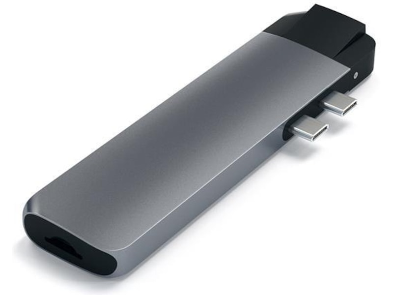 Satechi PRO Hub 4K Docking (stellargrå) Dockingstasjon & USB-HUB