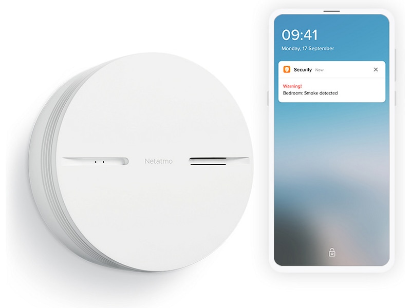 Netatmo Smart Røykvarsler (hvit) Røykvarslerer