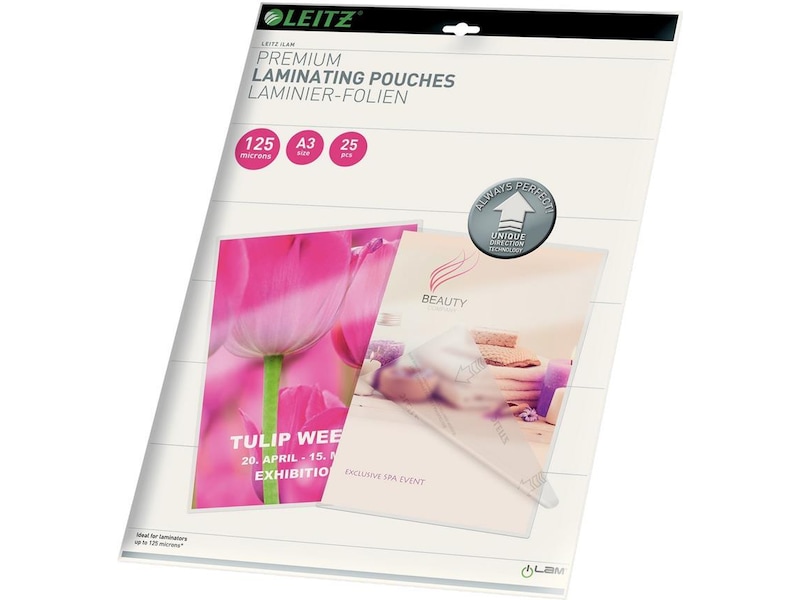 Leitz lamineringslomme UDT A3 125my Lamineringsmaskiner