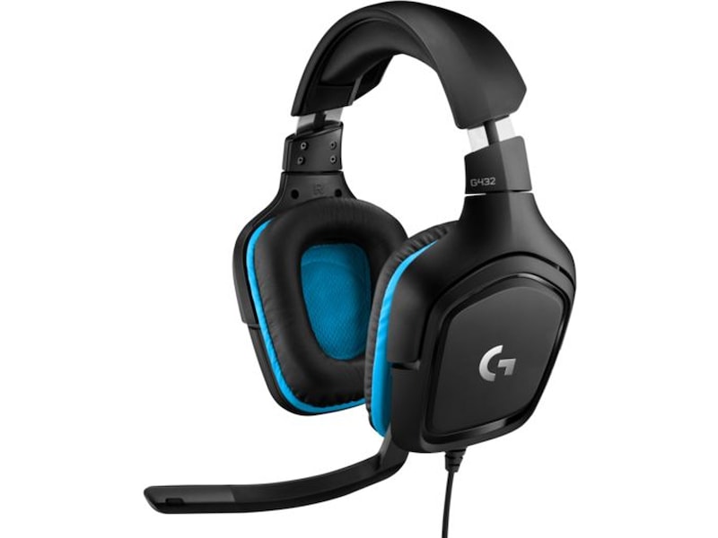 Logitech G432 Gaming Headset (sort/blå) Gaming headset