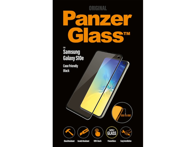 PanzerGlass Galaxy S10e Skjermbeskytter (sort) Skjermbeskyttelse
