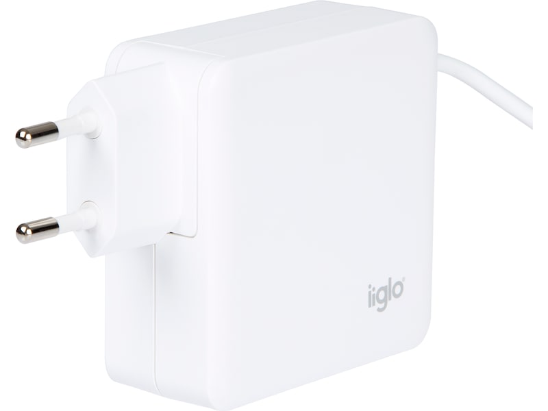 iiglo universal lader for PC, mobil og nettbrett USB-C 65W Batteri og lader