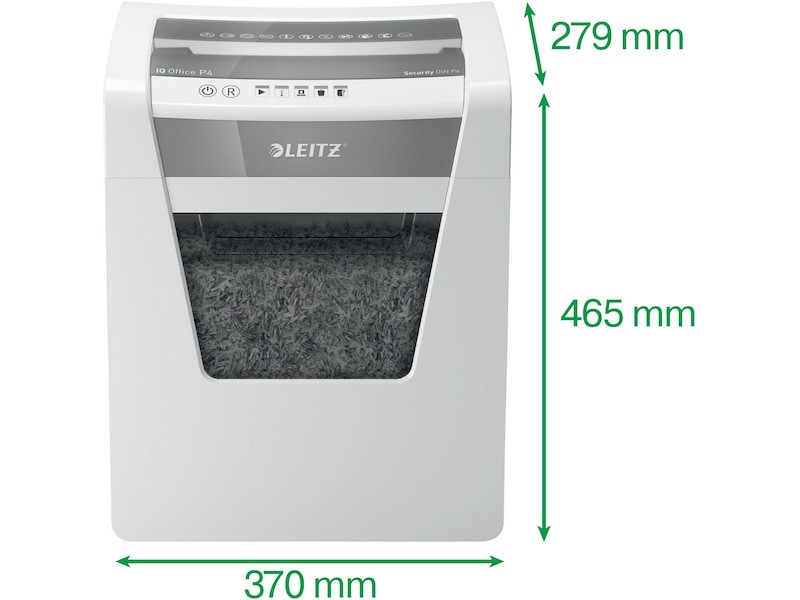 Leitz makuleringsmaskin IQ Office P4 Makuleringsmaskiner