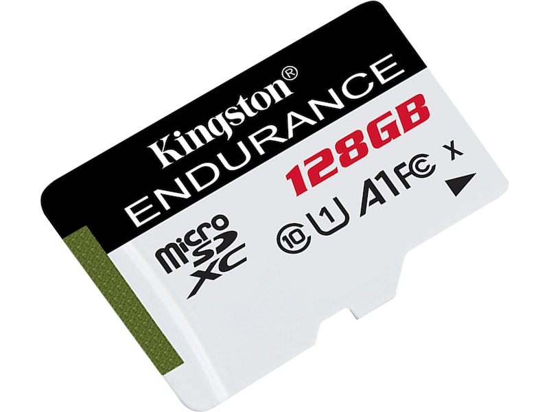 Kingston High Endurance microSDXC 128GB Minnekort til foto & video