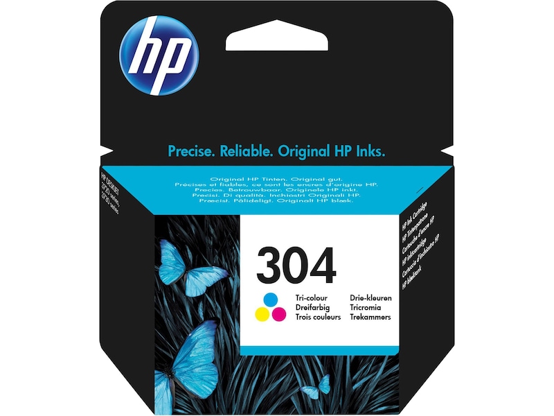 HP Blekk 304 Tri-Color Blekkpatroner