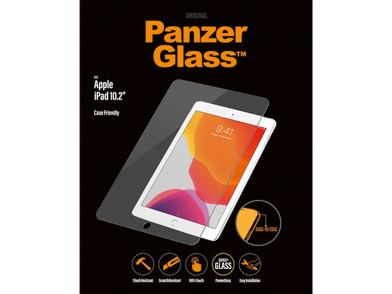 PanzerGlass iPad 10,2" (2021) Clear Glass Skjermbeskytter Skjermbeskyttelse nettbrett