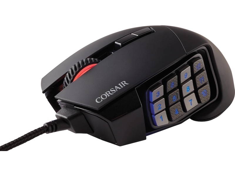 Corsair Gaming Scimitar Elite RGB Gamingmus (sort) Gamingmus