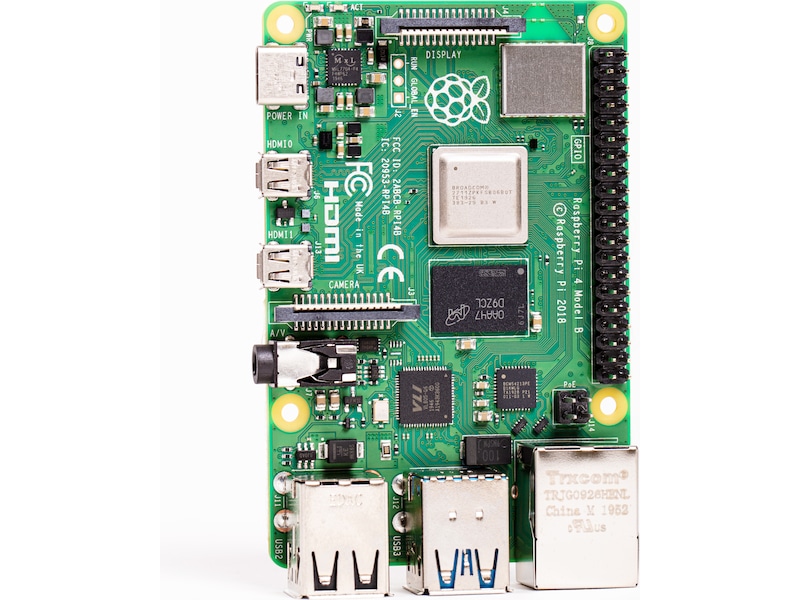Raspberry Pi 4 Model B, 8GB RAM Integrert CPU
