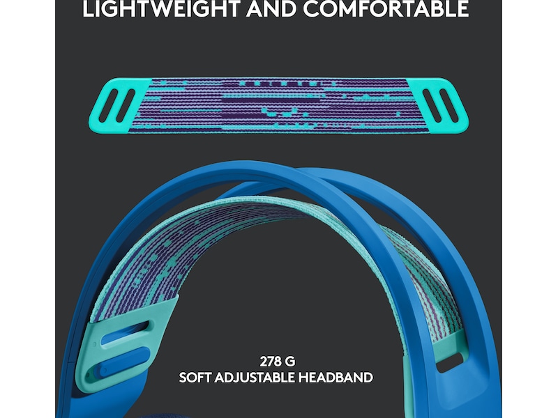 Logitech G733 LIGHTSPEED Trådløst Gaming Headset (blå) Gaming headset