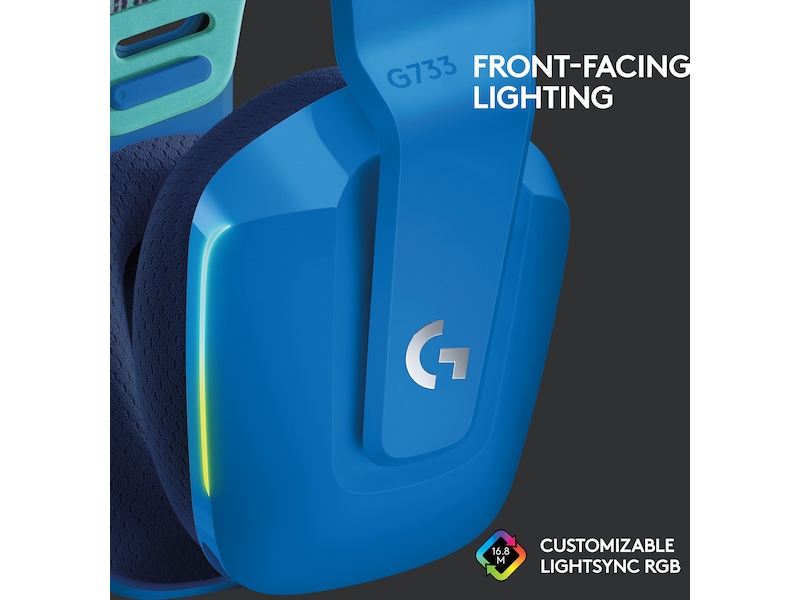 Logitech G733 LIGHTSPEED Trådløst Gaming Headset (blå) Gaming headset