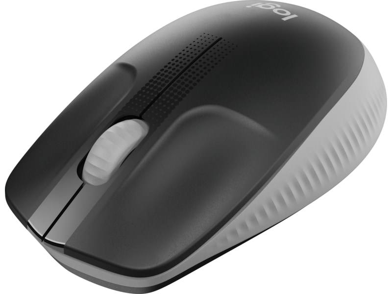 Logitech M190 Trådløs mus i full størrelse mellomgrå Mus