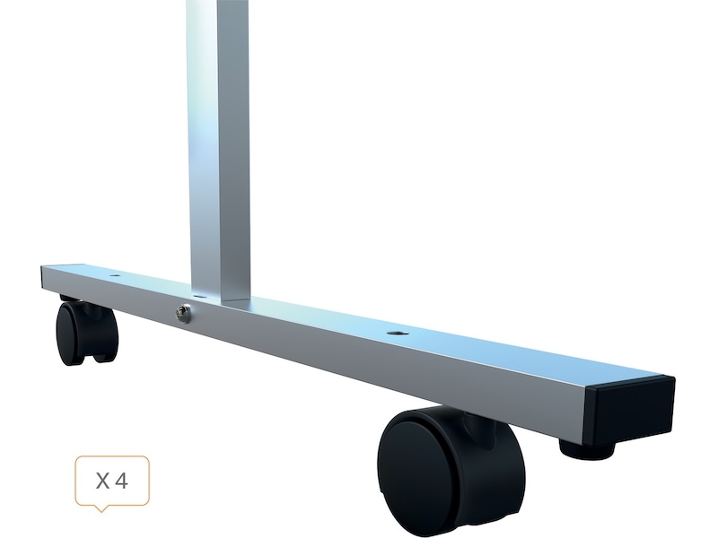 Nobo hjul til Premium Plus skjermvegg - 4 hjul Tilbehør til arbeidssteder og avlukker