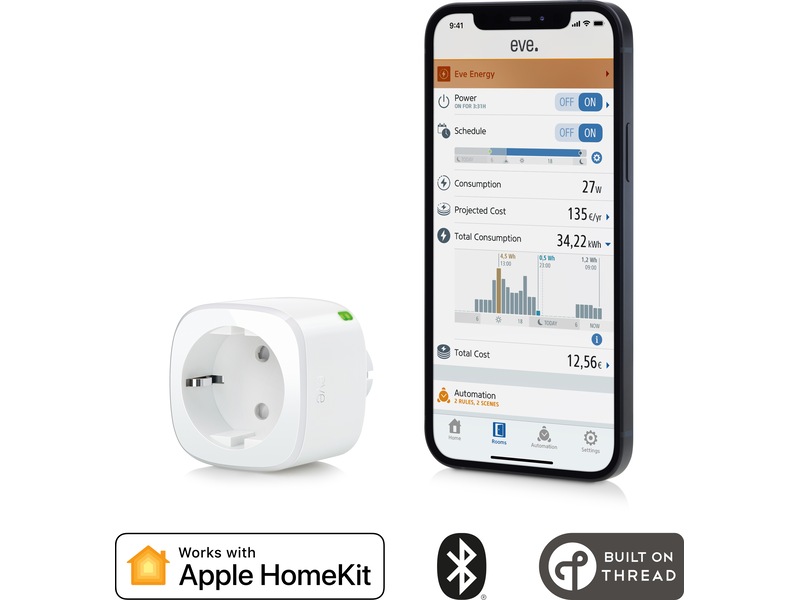 EVE Energy Wireless Power Sensor & Switch KomplettBedrift.no