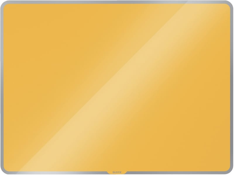 Leitz Cosy Glasstavle - magnetisk whiteboardtavle 80x60 cm - varmgul Whiteboardtavler