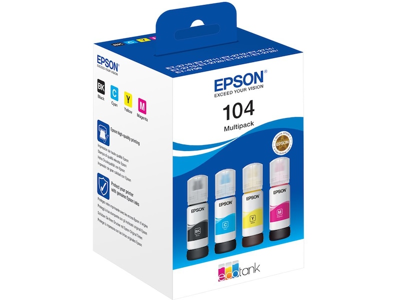 Epson Blekk 104 EcoTank Multipack Blekkpatroner