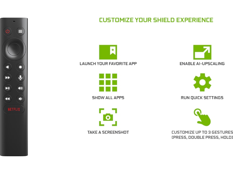 NVIDIA Shield TV fjernkontroll Fjernkontroller
