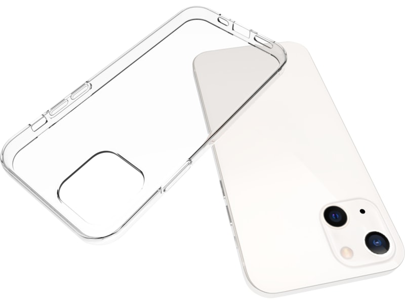 iiglo iPhone 13 Silikondeksel (gjennomsiktig) Deksel til mobiltelefon