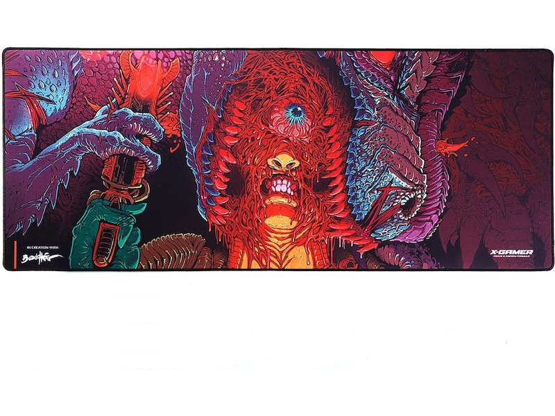 X-GAMER Rex Bite XXL Musematte Gamingmusematte