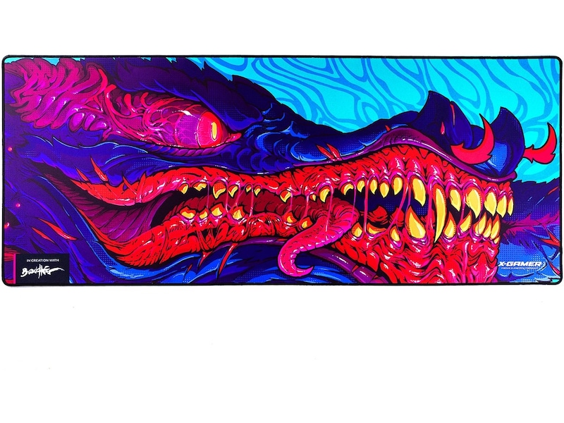 X-GAMER Dragon Fin XXL Musematte Gamingmusematte