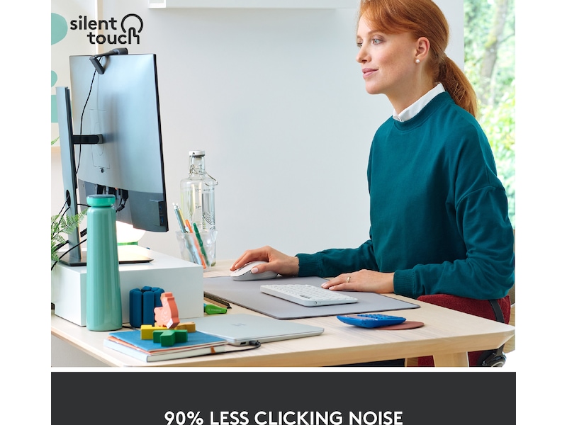 Logitech Signature M650 Medium trådløs mus Offwhite Mus