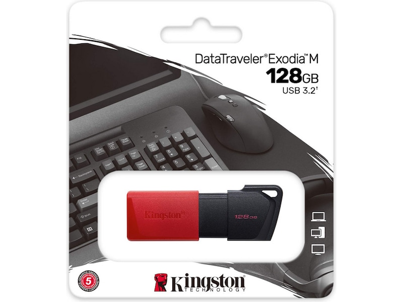 Kingston DataTraveler Exodia M 128GB Minnepenn / USB