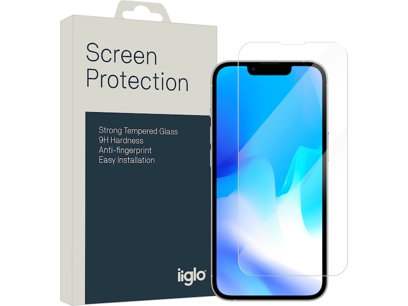 iiglo iPhone 16e / 14 / 13 / 13 Pro Skjermbeskytter Skjermbeskyttelse