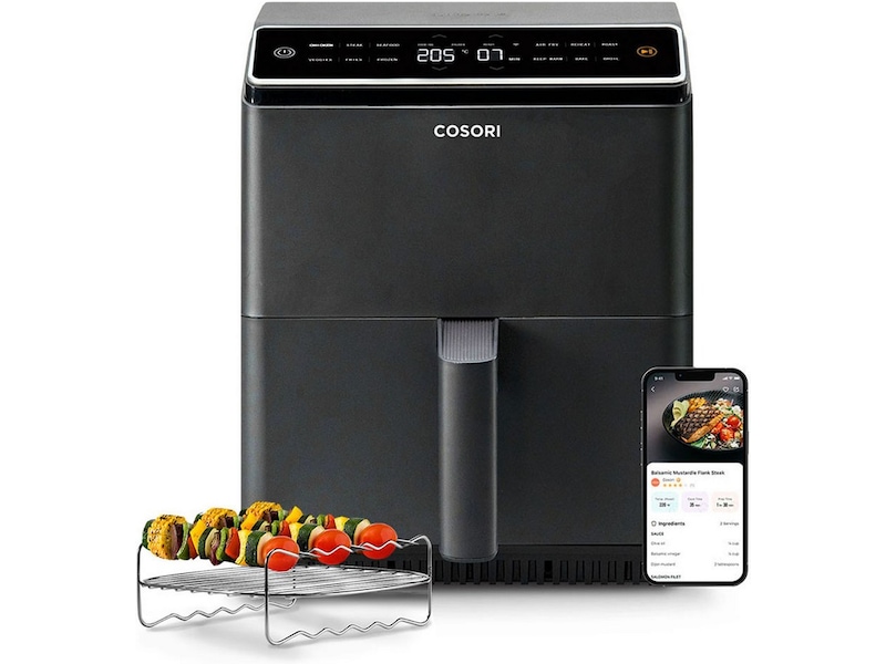 Cosori Dual Blaze Airfryer CAF-P583S-KEUR (mørk grå) Airfryer