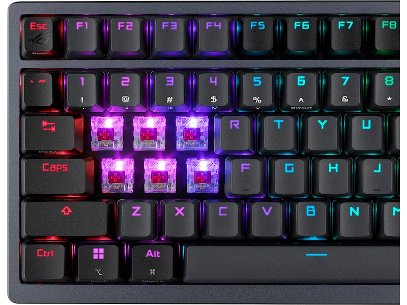 ASUS ROG Azoth Trådløs DIY Gamingtastatur (sort) Gamingtastatur