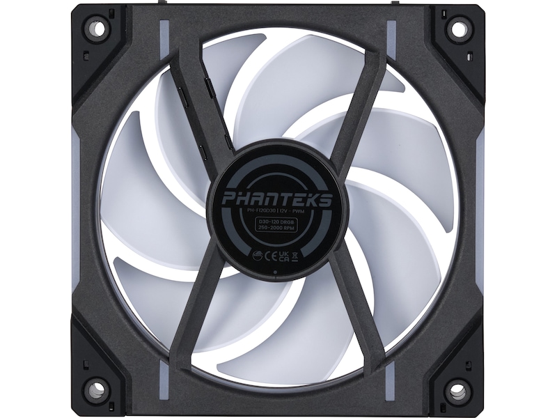 Phanteks D30 120mm PWM Vifte DRGB (sort) Vifter